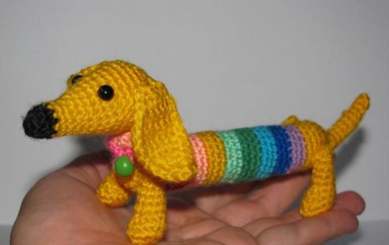 Crochet amigurumi dog: patterns, knitting techniques