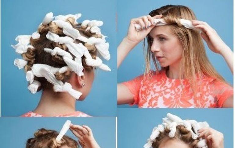 Как да накъдрите косата си без маша или преса