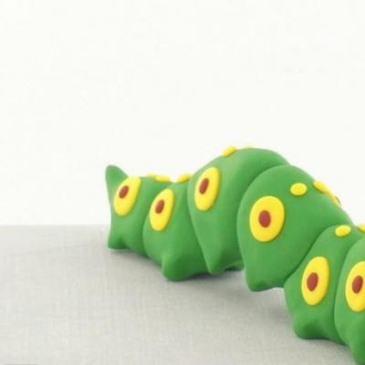 Artizanat pentru copii: Caterpillar de la castane Fă-o singur, hârtie, din plasticină, de la bile